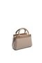 Dark Beige - Latte Plain Women's Handbag Sp1193 - 4
