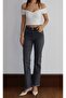Flare Denim Pants with Tassel Detail on the Legs - 3