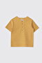 Baby Boy Short Sleeve Mustard T-Shirt
