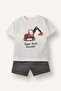 Car Printed T-Shirt Shorts 2-Piece Set Baby Boy G5838A526Sm