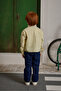 Striped Shirt with Patch Detail Yellow - 3