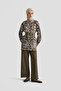 Leopard Patterned Blouse Camel - 4