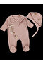 Waffle Lounge Romper Set - Brown