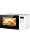 Digital Microwave Oven 20L Capacity with LED Display, Auto Cook Menu & Defrost Function, White