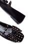Women's Blunt Toe Trok Detailed Buckle Casual Non-Slip Sole Ballerina Shoes 19130 - 7