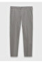 Anthracite Plain Woven Regular Fit Casual Cotton Blended Trousers - 5