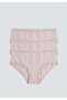 Women's Triple Cotton Hipster Panties 4378 Mink Color
