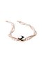 Ideal Pearl Series Pearl Stone Phone Wrist Strap Lanyard White-Rose Gold - 2