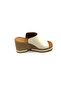 6115Z Women's Leather Wedge Heel Slippers - 3