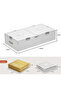 Set of 2 Space-Saving Drawer-Style Folding Under Bed Storage Box with Wheels 24cm - 3