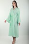 Women's 100% Cotton Muslin Fabric Kimono Model Bathrobe / Dressing Gown - 5