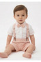 Boys Dungaree Set Short Sleeve, 18M