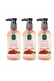 3-Pack of 100 ml Raspberry Vinegar Super Shampoo, 3-Pack of 100 ml Vinegar Hair Tonic - 2