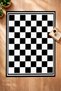 Sdt Dama Themed Woven Base Modern Decorative Carpet Sdt367