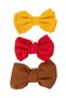 - Mira Assorted Big Ribbon Bow Headband for Babies - Multicolor
