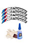 Tire Lettering White Set Vehicle Side Lettering Sticker Tuning Tp25879460089 - 2