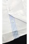 White Blue Striped School Children's Shirt - 5