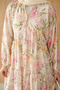 Women's Rose Patterned Dress Pink - 24