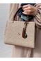 Miami Polo Club Wicker Look 6-Compartment Large Size Handbag - 4