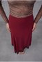 Lace Detailed Skirt with Zipper at the Waist - 3