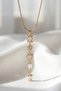 Premium Zircon Stone Steel Y Necklace Special Day Stylish Design