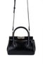 Women's Faux Leather Black Handbag