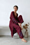 Hand Embroidered Bohemian Kimono & Pants Set - 2