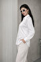 Women's Long Sleeve Satin Shirt - 6