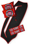 Fiat Fiorino Compatible Red Edge Torpedo Protective Cover Carpet |   Digital Printed Auto Comfort Set