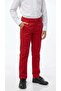 23 April 19 May Red School Pants/ Show Pants/ Men's Gabardine School Pants Slim-Fit
