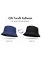 Double-Sided Bucket Fisherman Hat Unisex 100% Cotton Black Inner Lining Four Seasons - 2