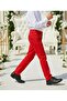 23 April 19 May Red School Pants/ Show Pants/ Men's Gabardine School Pants Slim-Fit - 3