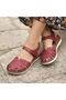 Genuine Leather Orthopedic Sole Women's Sandals – Breathable, Comfortable for Daily Use - 7
