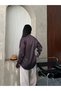 Women's Long Sleeve Satin Shirt - 2