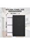 Premium Kitchen Towels - 6-Piece Set, 100% Cotton, 40cm X 70cm, Water Absorbent - 6