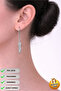 Steel Special Design Dangle Gift Feather Earrings, Does Not Tarnish or Fade - 3