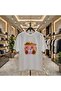 Mama Cita Printed 100% Cotton Oversize Loose Regular Fit Crew Neck T-Shirt