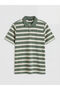 Seray New Season Polo Collar Striped Men's T-Shirt - 5