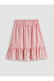 LCW Kids Girl's Patterned Elastic Waist Skirt - 2