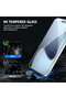قطعتان من واقي الشاشة الزجاجي المقوى المتوافق مع هاتف iPhone 14 Pro Max بتغطية كاملة 6D - 2