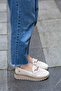 Ern03935 Genuine Leather Laser Printed Medium Buckle Casual Soft Shoes - 8