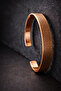 Men's and Women's Copper Bracelet with Pattern on the Top and Number Sequence on the Inside, Model Pure Copper Bracelet - 5