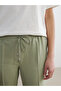 Ermus Global and Haki Beli Lastikli Carrot Cut Women's Trousers - 3