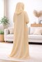 Prayer Dress For Women One Piece Long With Hijab Long Sleeve Beautiful Material Easy To Wear - 4