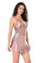 Women'S, Mink, Satin Nightgown - 2