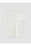Esvab • Modern & Distinctive Zero Roba Collar Striped Women's T-Shirt - 6