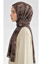 Lara Motif Patterned Cotton Shawl - Black / Red - 3