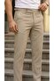 Men's Oldmoney Fabric Trousers with Buckle Detail - 3