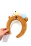 Plush Crown with Adorable Teddy Bear and Caterpillar Figures – Soft and Colorful Hair Accessory - 5