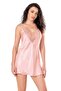 Women's, salmon, satin nightgown